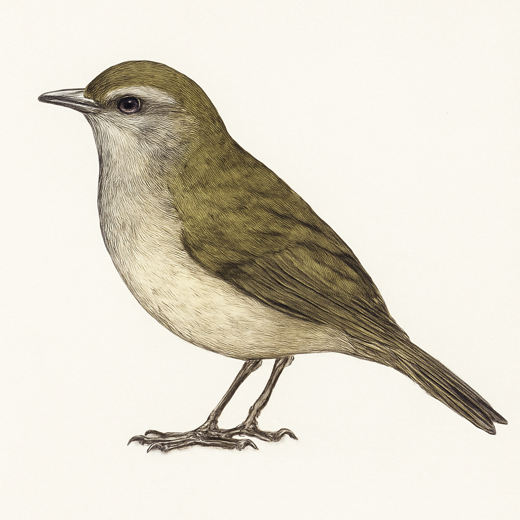 Illustrazione di Gray-throated Warbling Finch