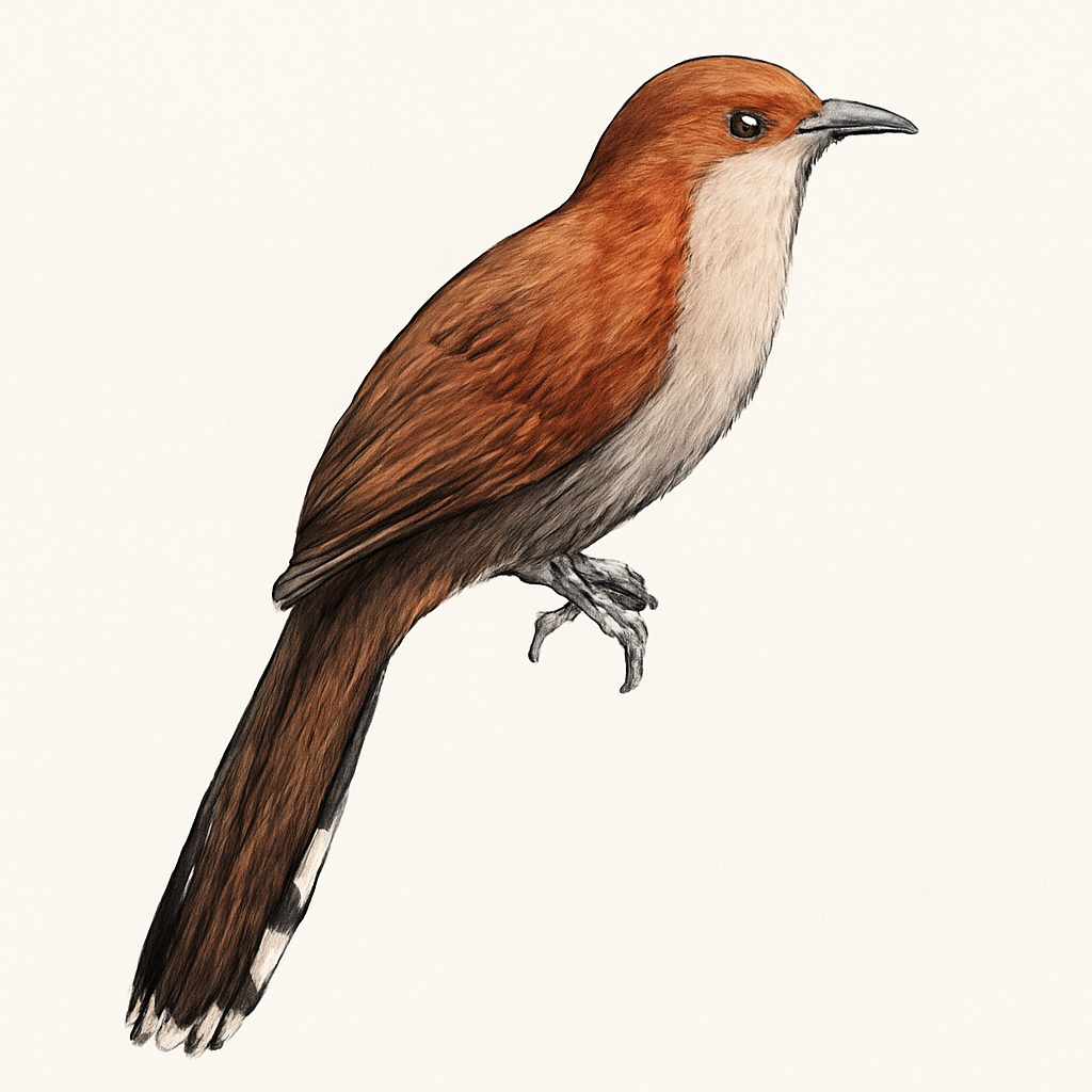 Common Squirrel-Cuckoo illustration
