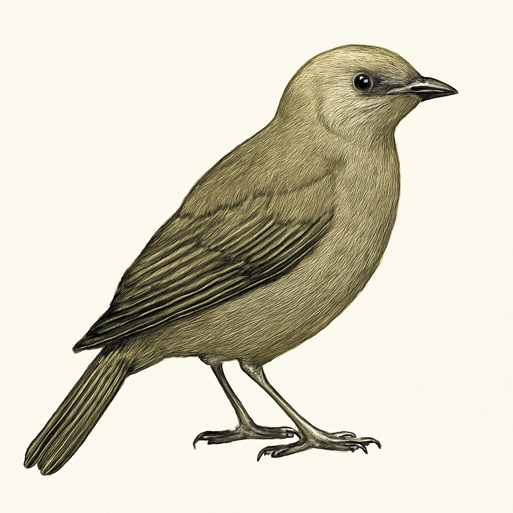 Illustrazione di Palm Tanager