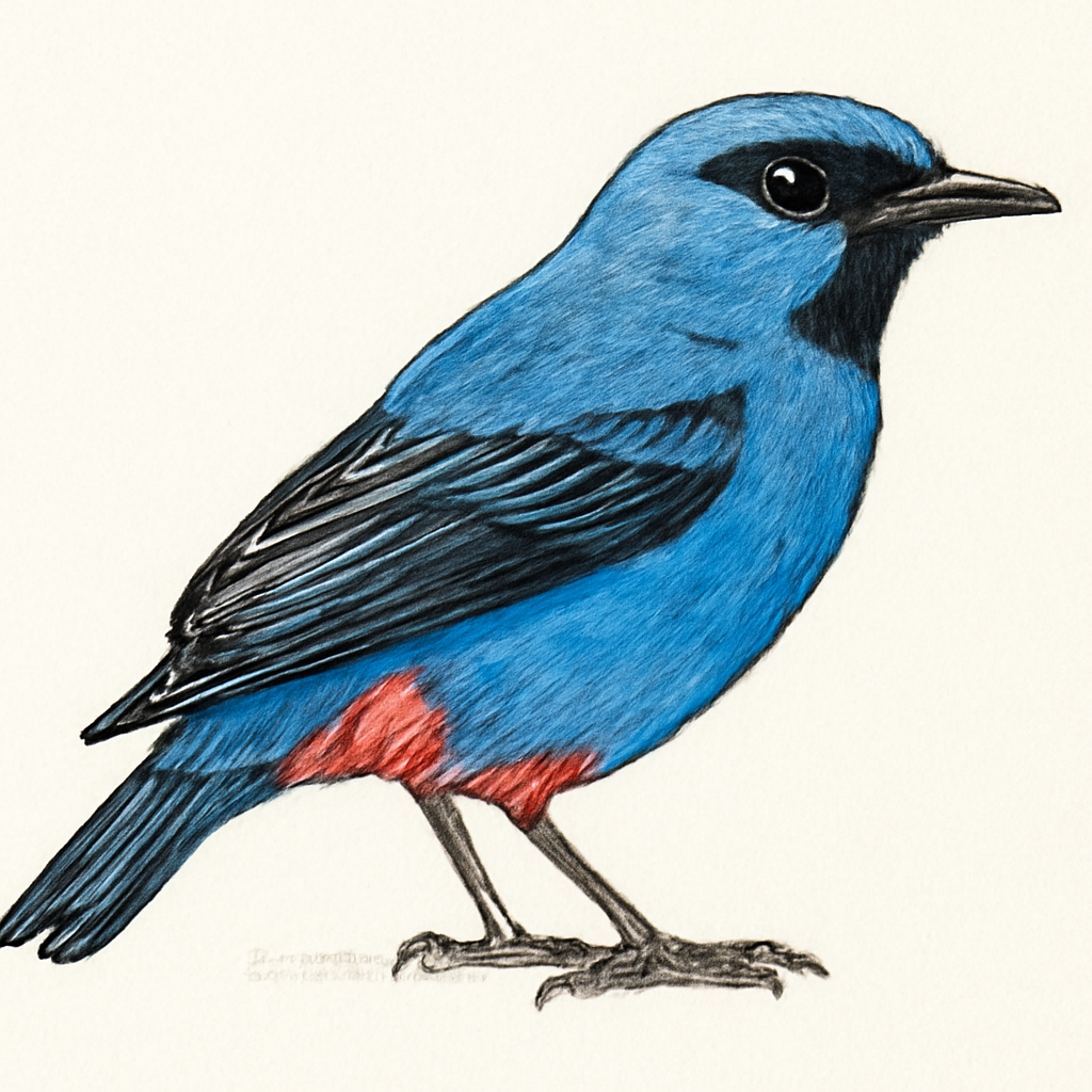 Illustratie van Rooddijpitpit
