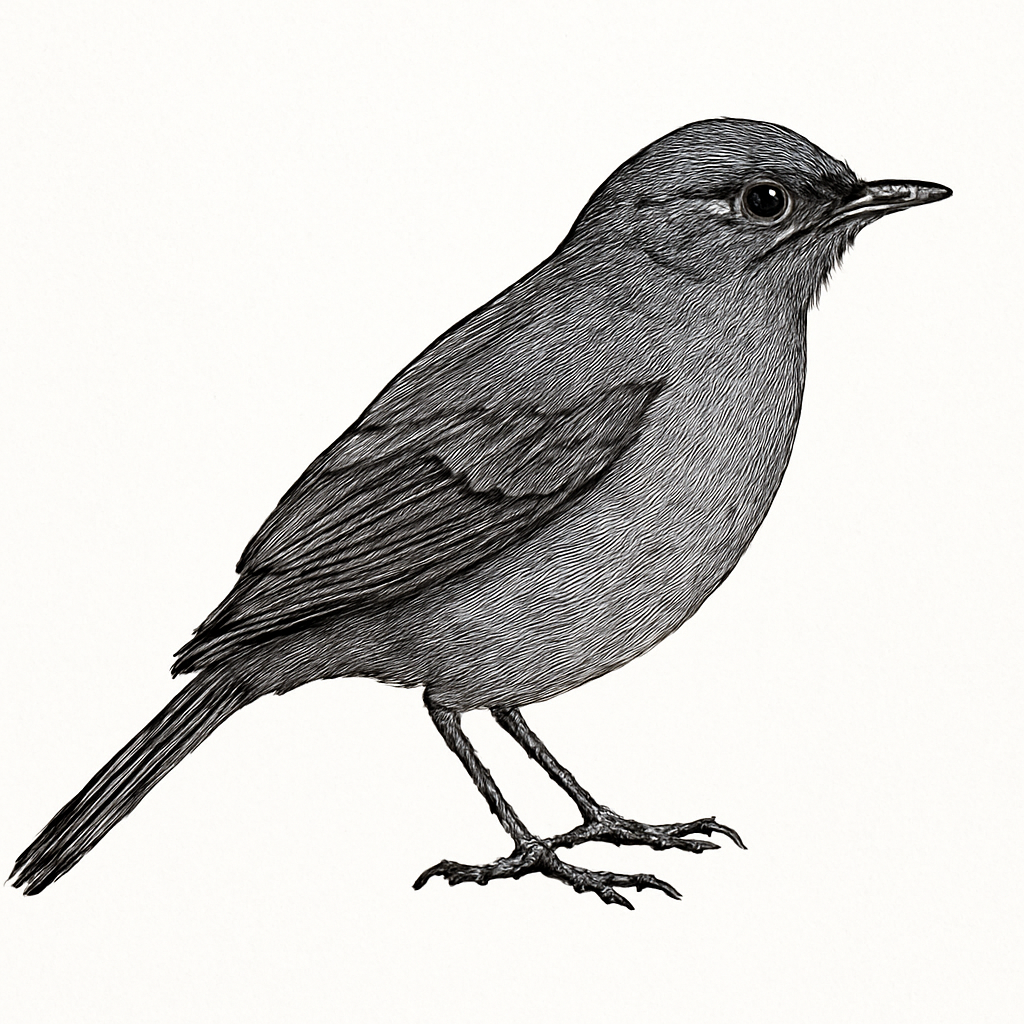Ilustração de slaty flowerpiercer