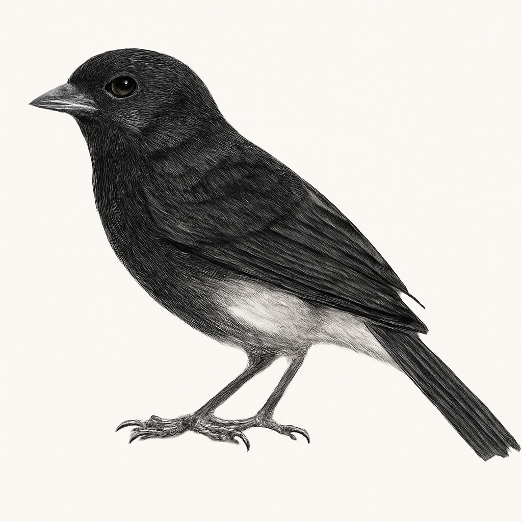 Illustrazione di White-rumped Tanager