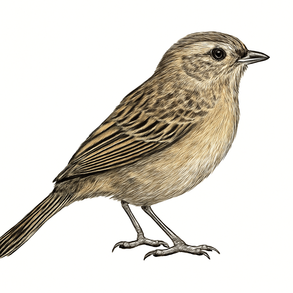 Illustration von Zimtbrust-Finkentangare