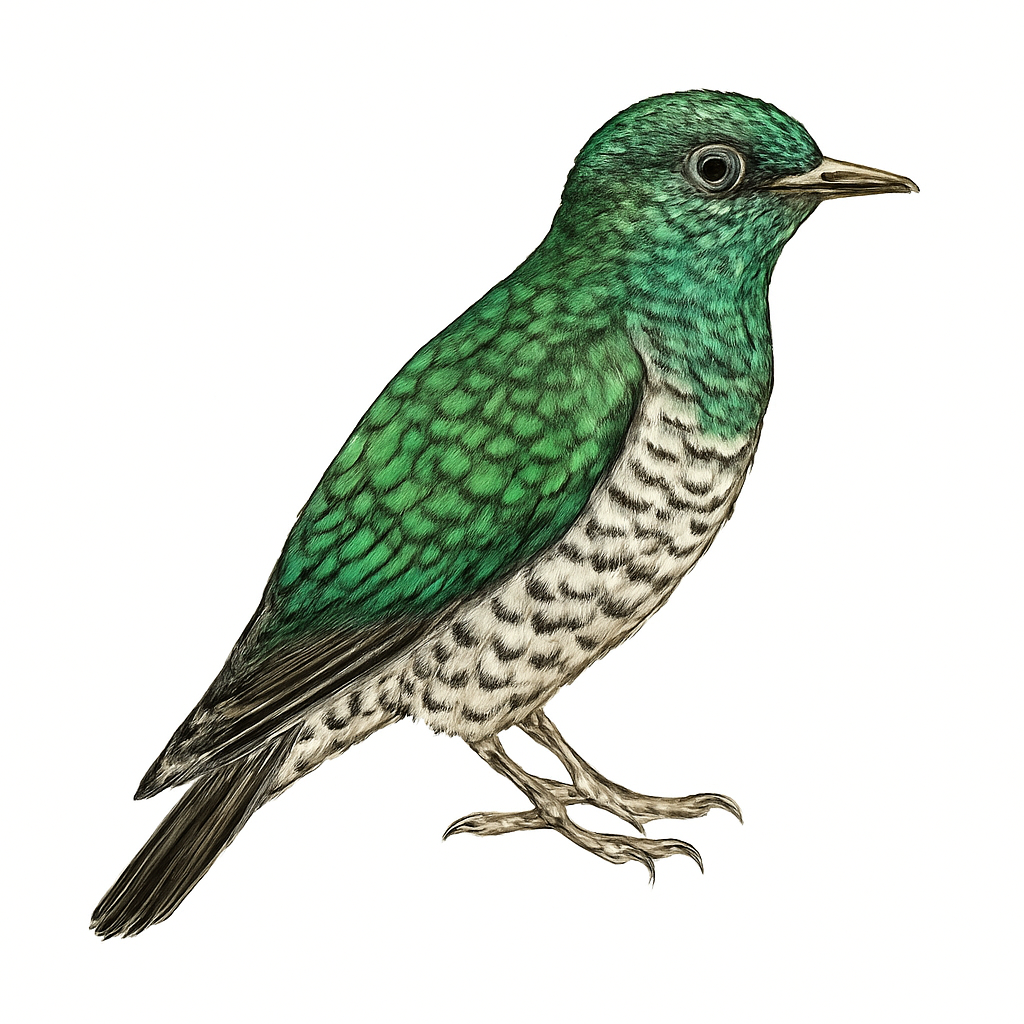 Illustration de Coucou émeraude