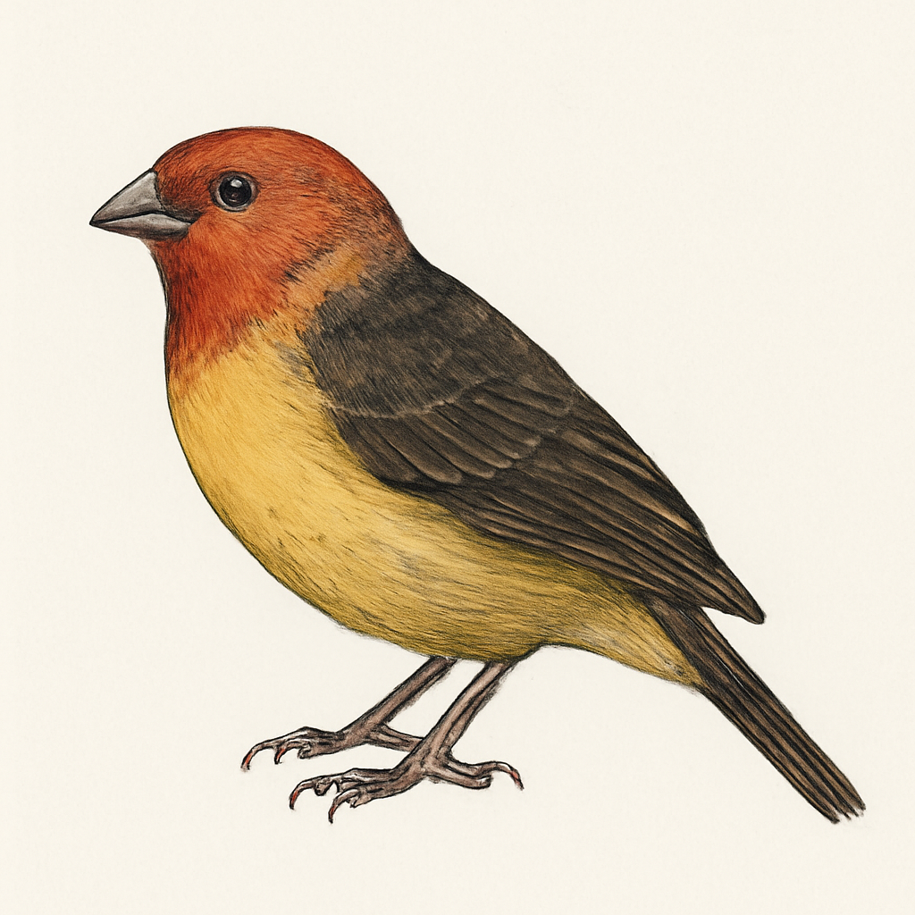 Illustration de Sporophile bouvreuil