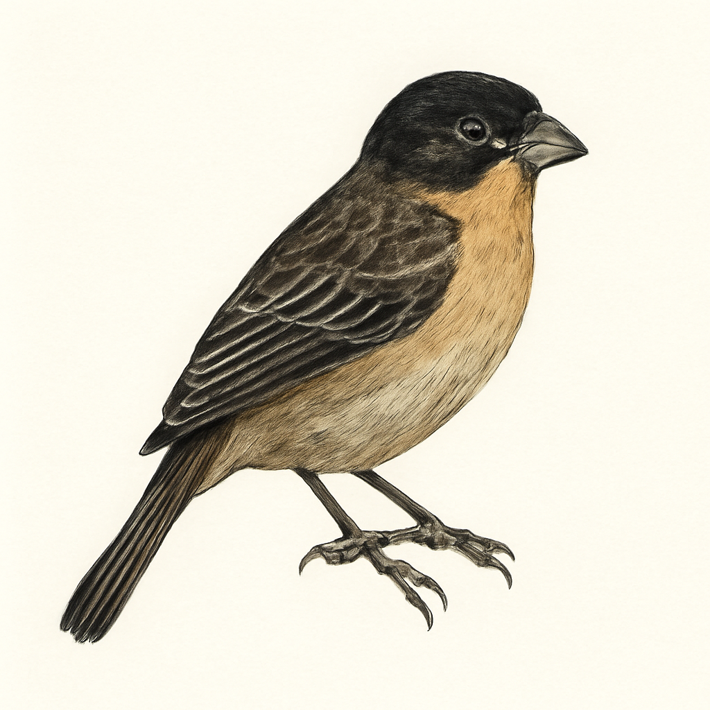 Illustrazione di Nicaraguan Seed-Finch