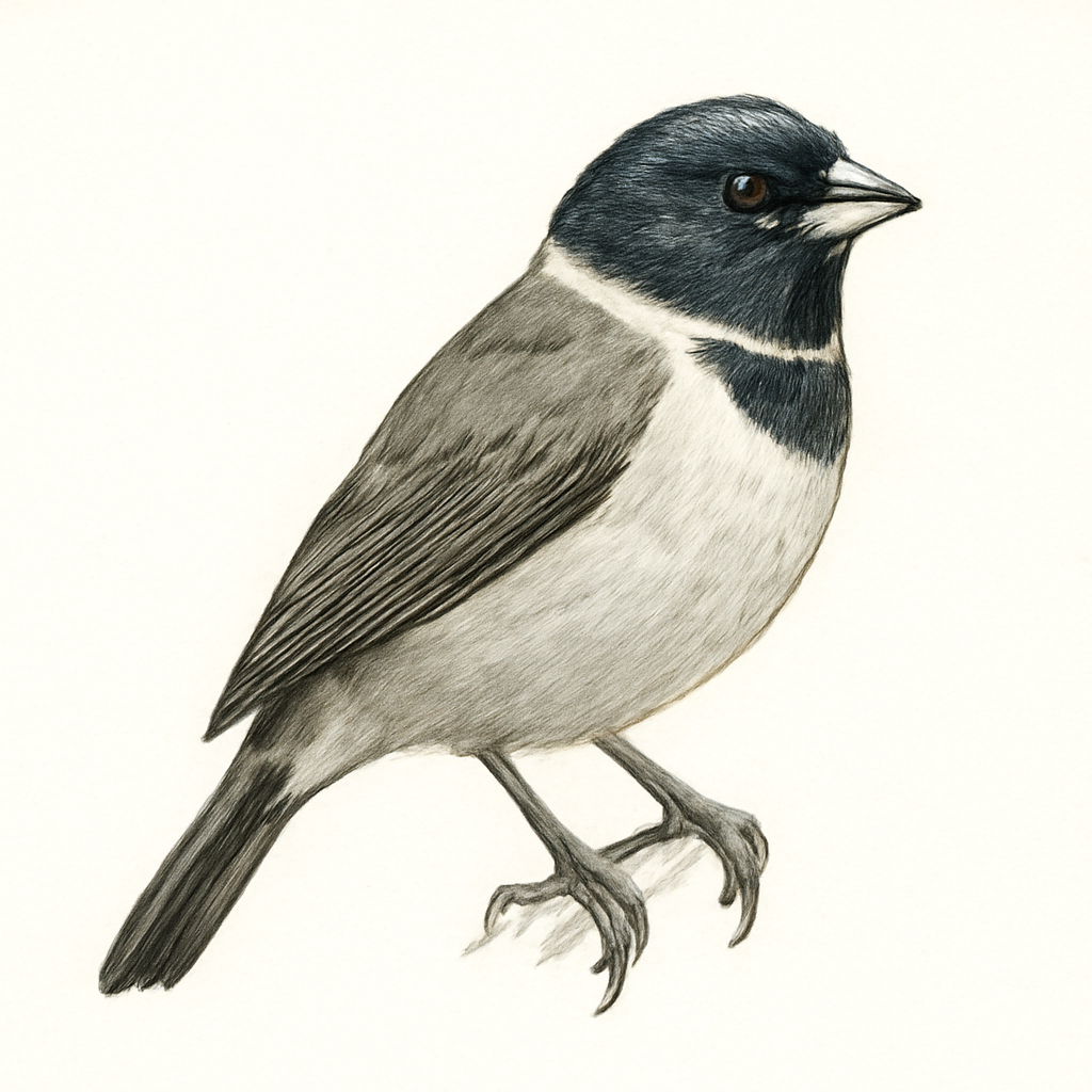 Illustrazione di Double-collared Seedeater