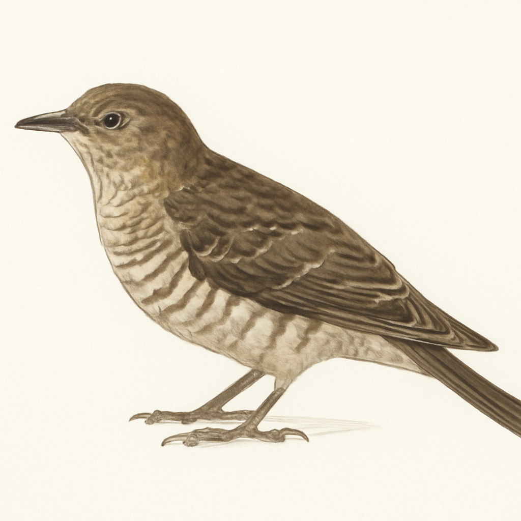 Ilustración de Cuclillo de Horsfield