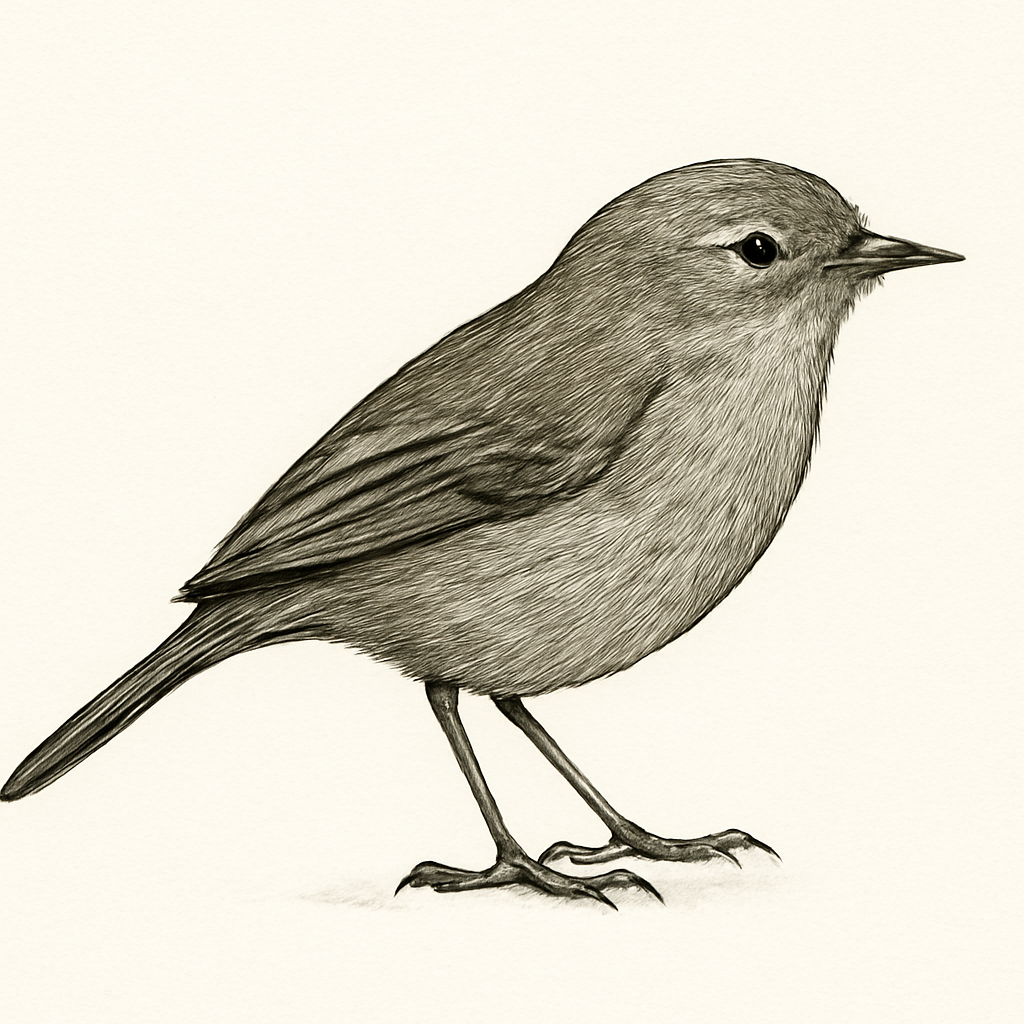 Illustration de Géospize gris