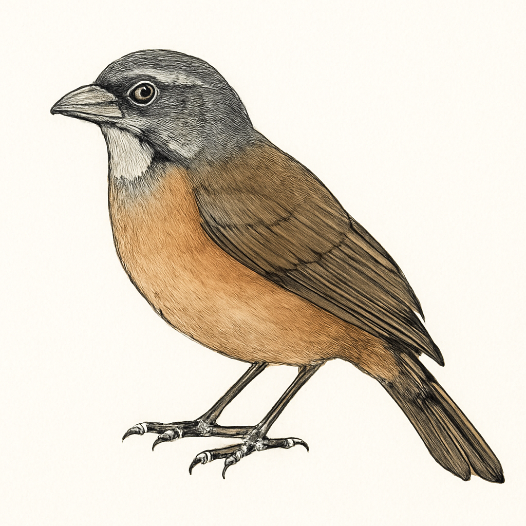 Illustration de Saltator du Mexique