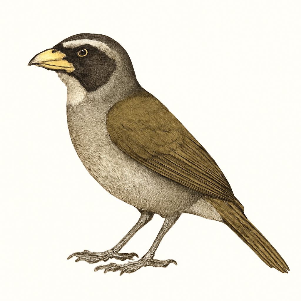 Illustrazione di Thick-billed Saltator