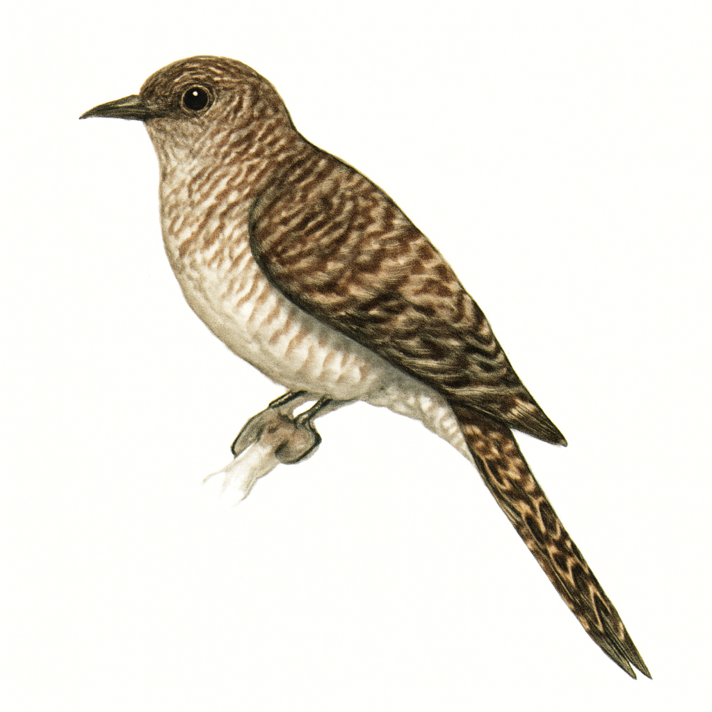 Barred Long-tailed Cuckoo illustration