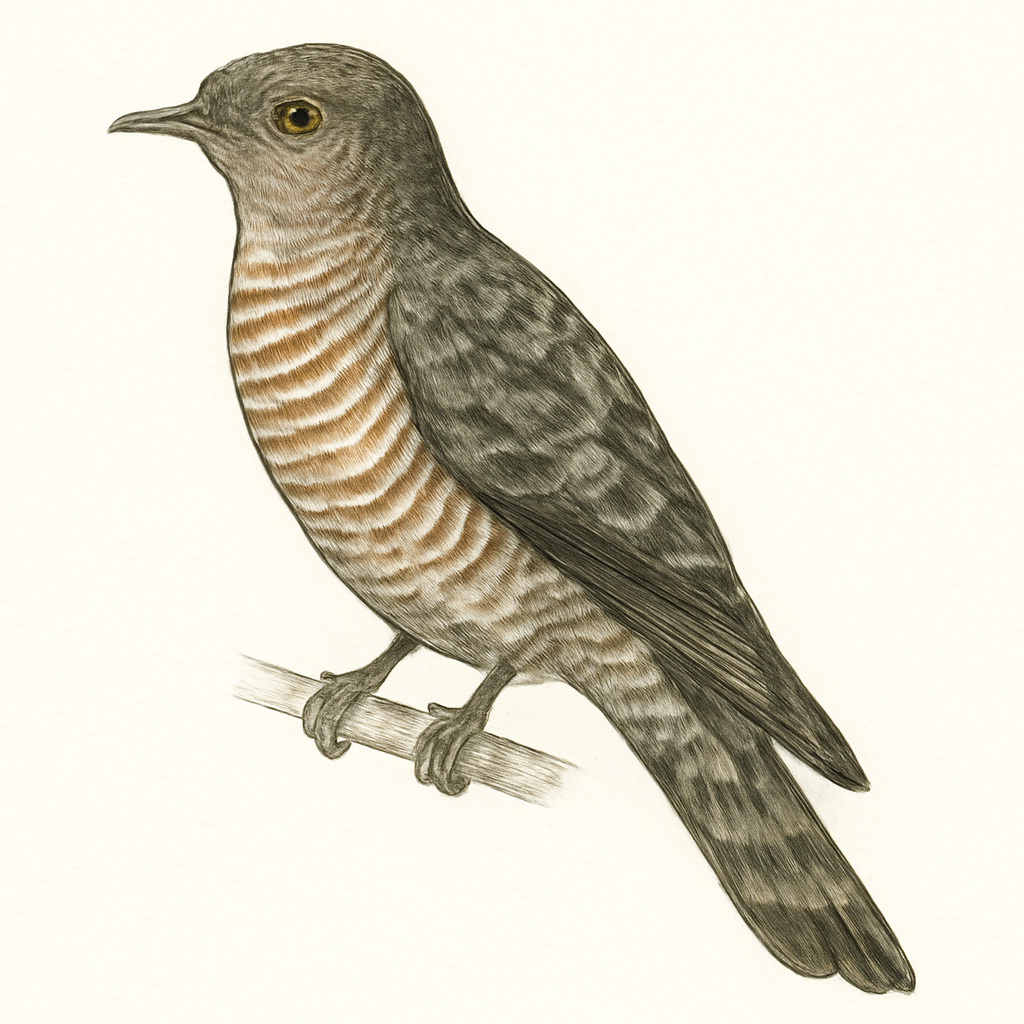 Illustration von Pfeifkuckuck