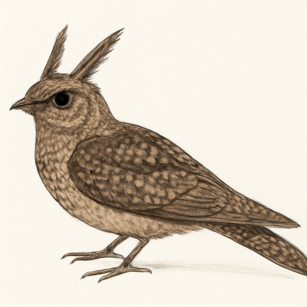 Illustration von Temmincknachtschwalbe