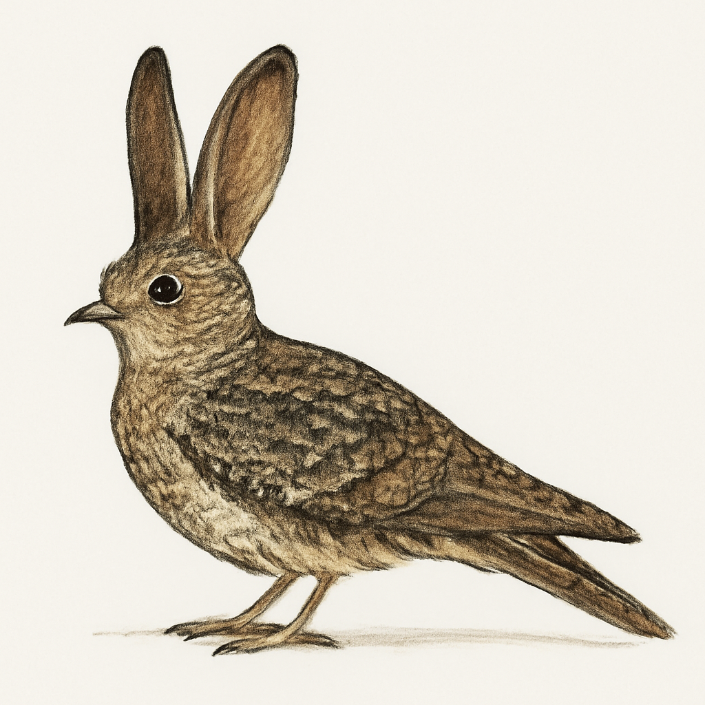 Illustration von Riesennachtschwalbe