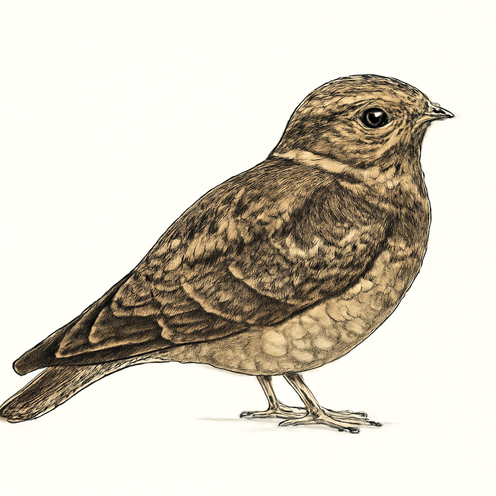 Illustration von Ecuadornachtschwalbe