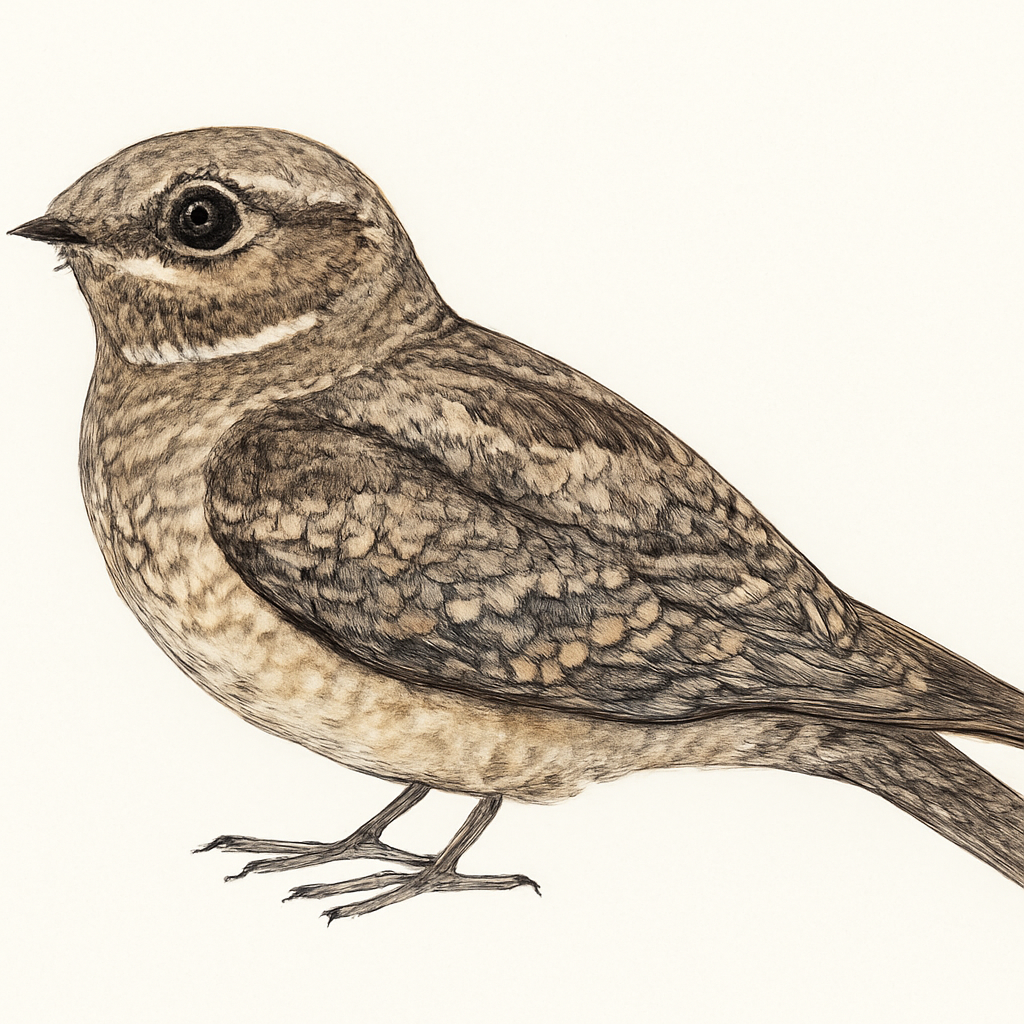 Illustration von Zwergnachtschwalbe