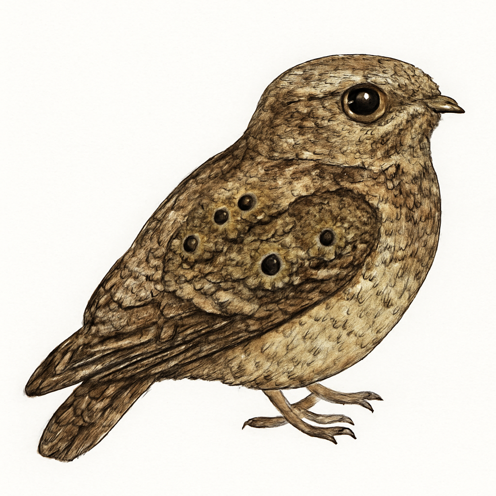 Illustrazione di Ocellated Poorwill