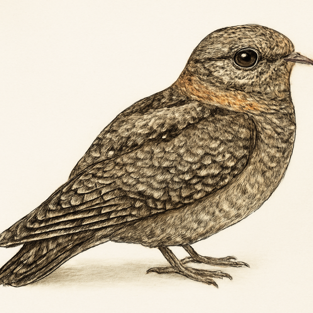 Illustration von Salvinnachtschwalbe