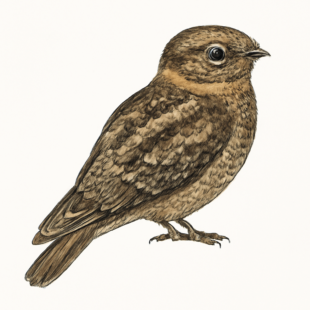 Illustrazione di Buff-collared Nightjar