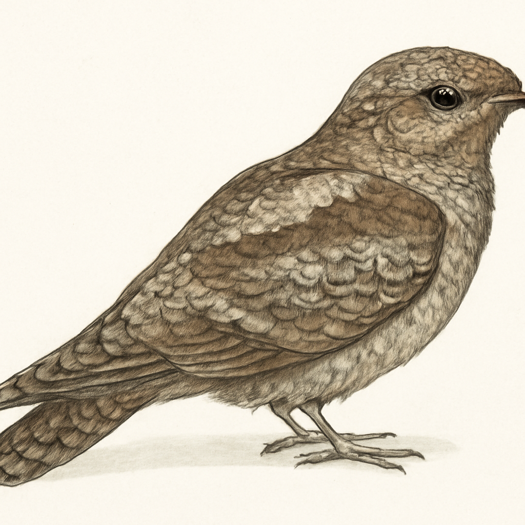 Illustrazione di Nubian Nightjar
