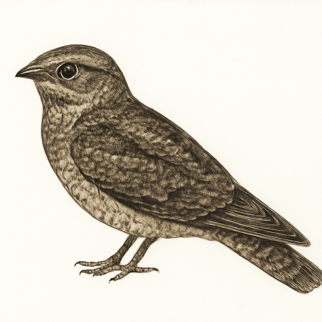Montane Nightjar illustration