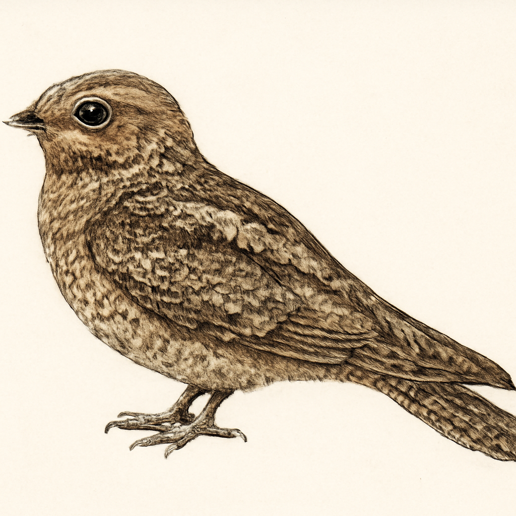 Illustration von Natalnachtschwalbe