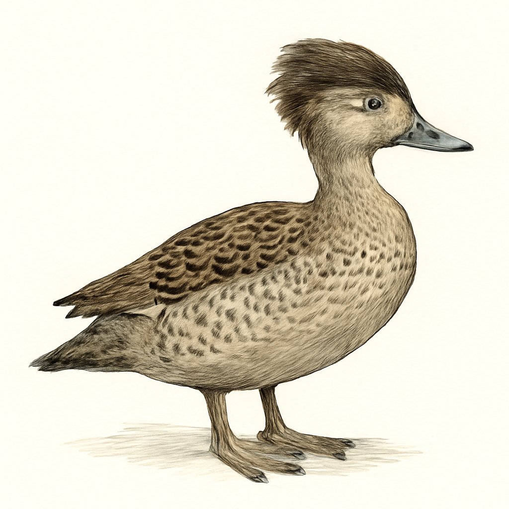 Illustrazione di Crested Duck