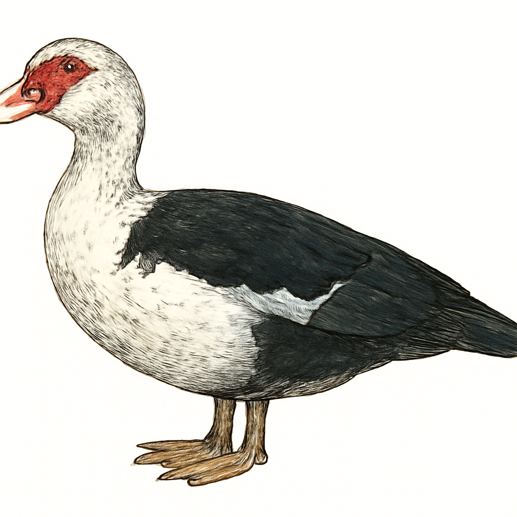 Ilustración de Pato Criollo