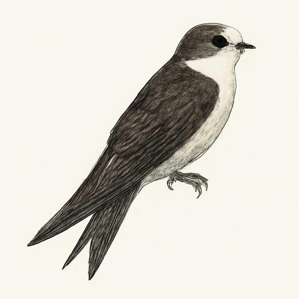 White-fronted Swift illustration