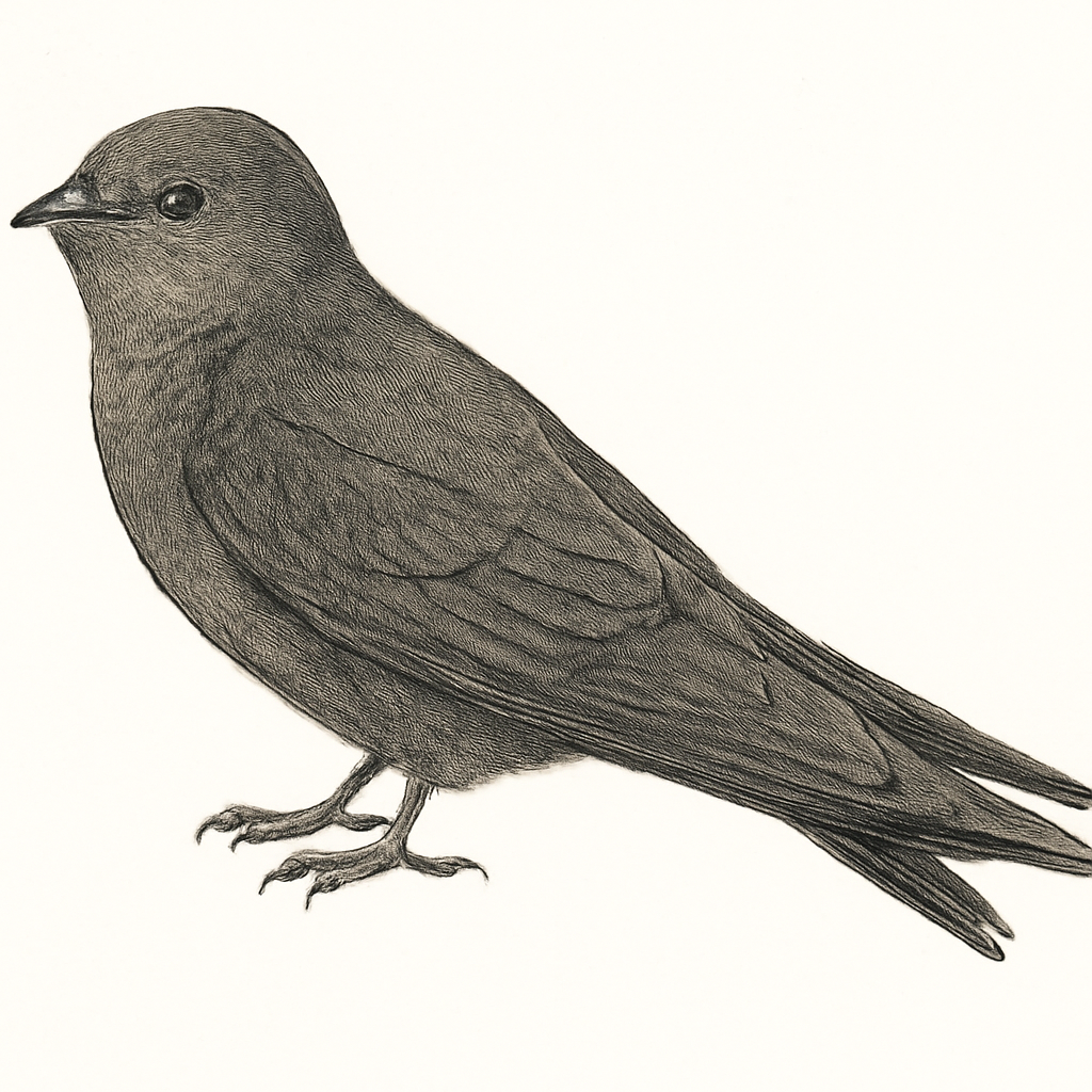 Illustration von Rußsegler