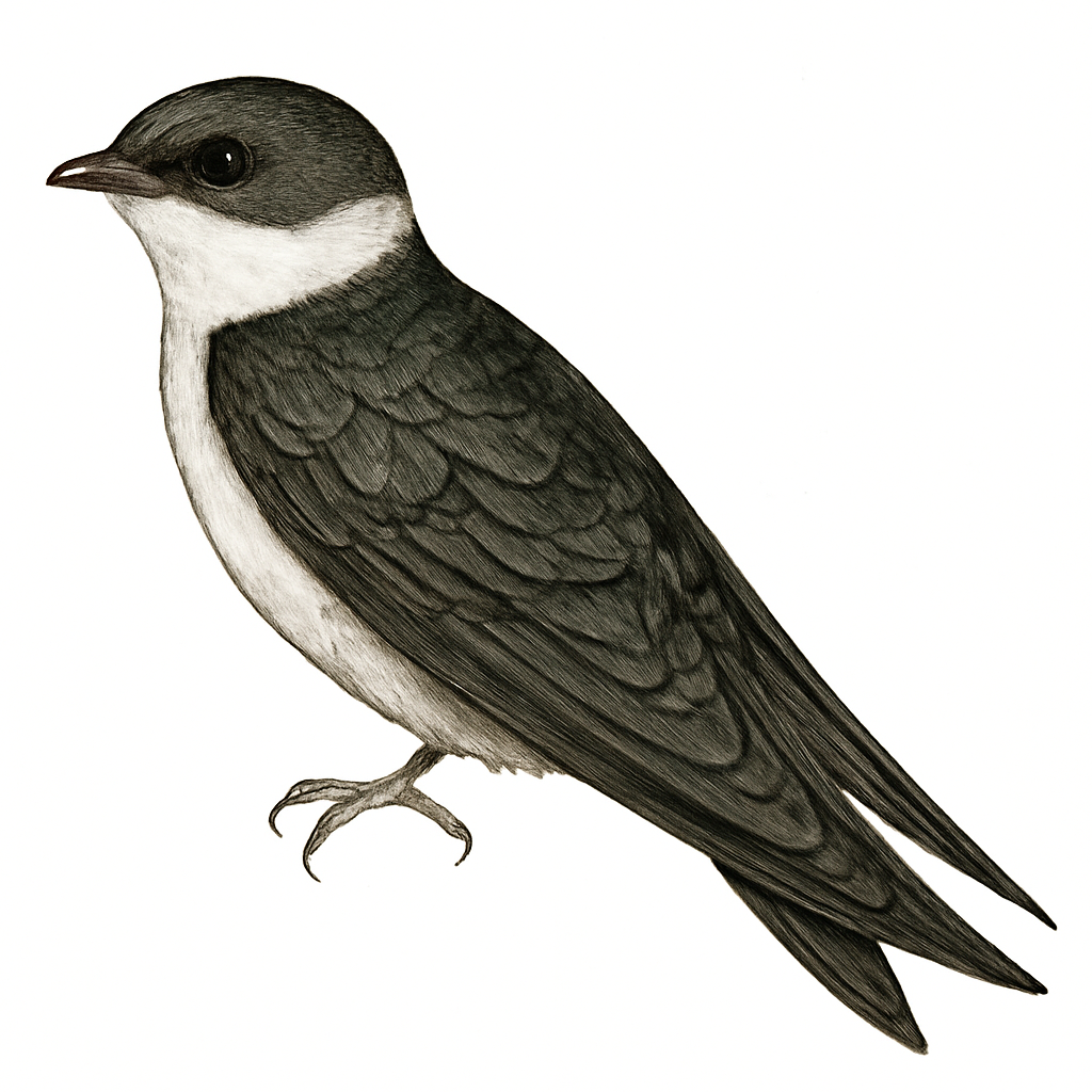 White-collared Swift illustration