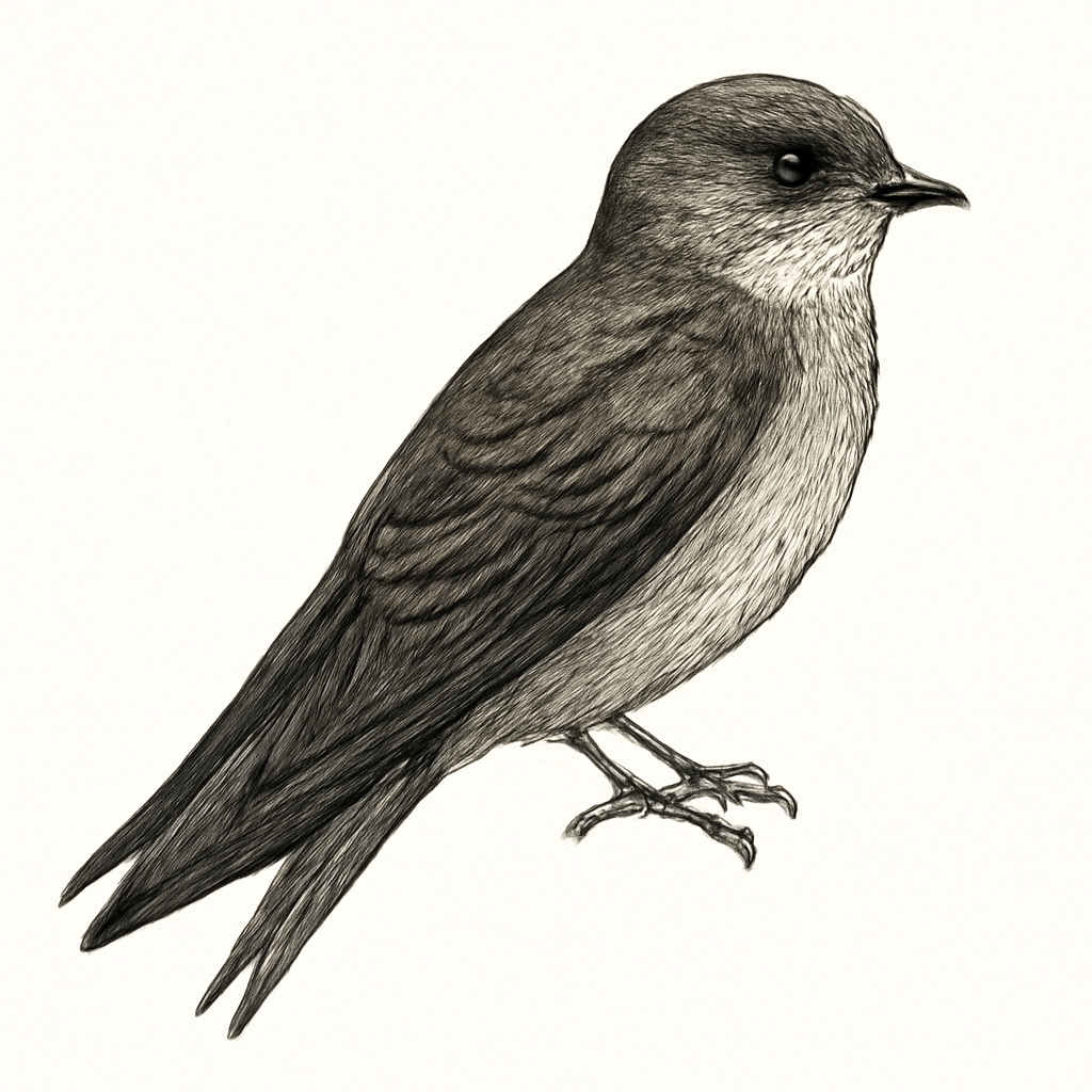 Germain's Swiftlet illustration