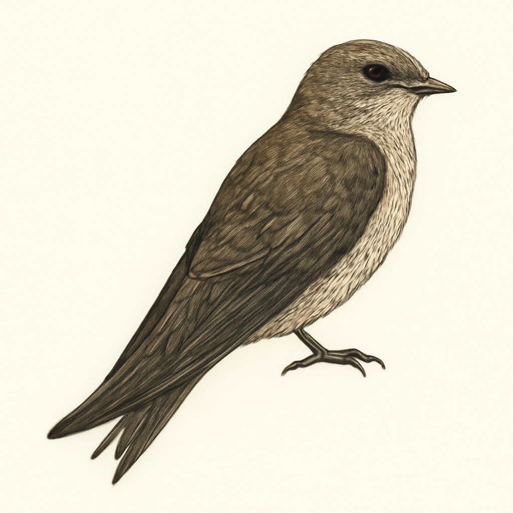 Ilustración de Vencejo de Namibia