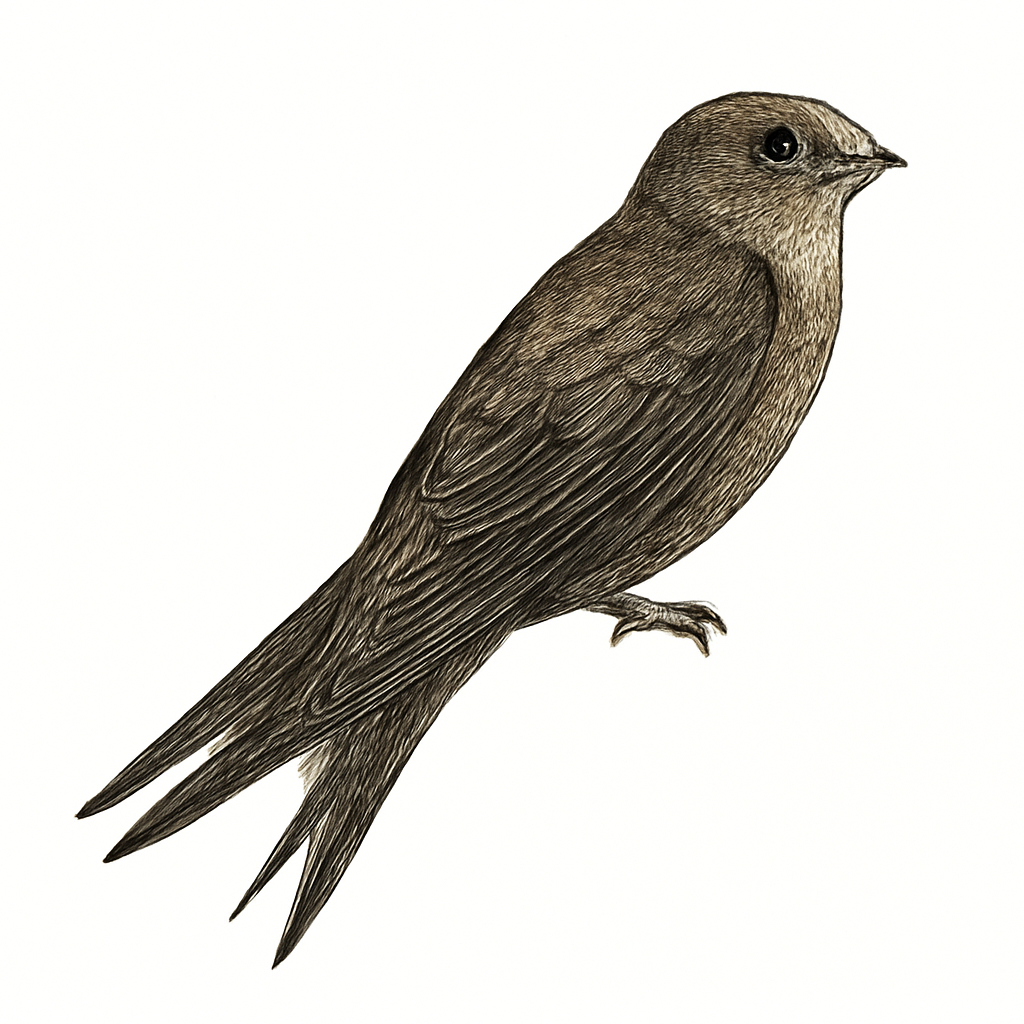 Ilustración de Vencejo Horus