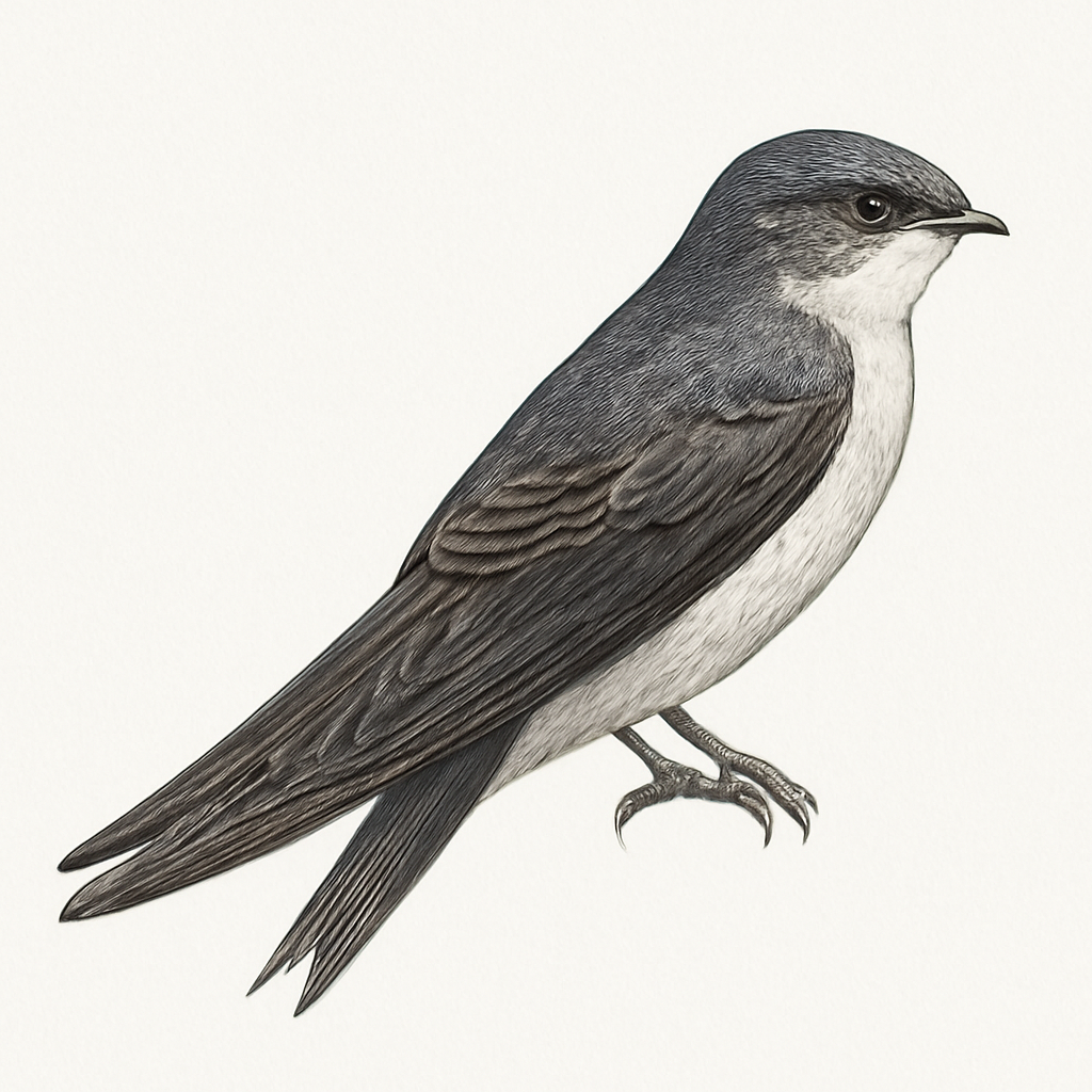 Illustration de Martinet montagnard