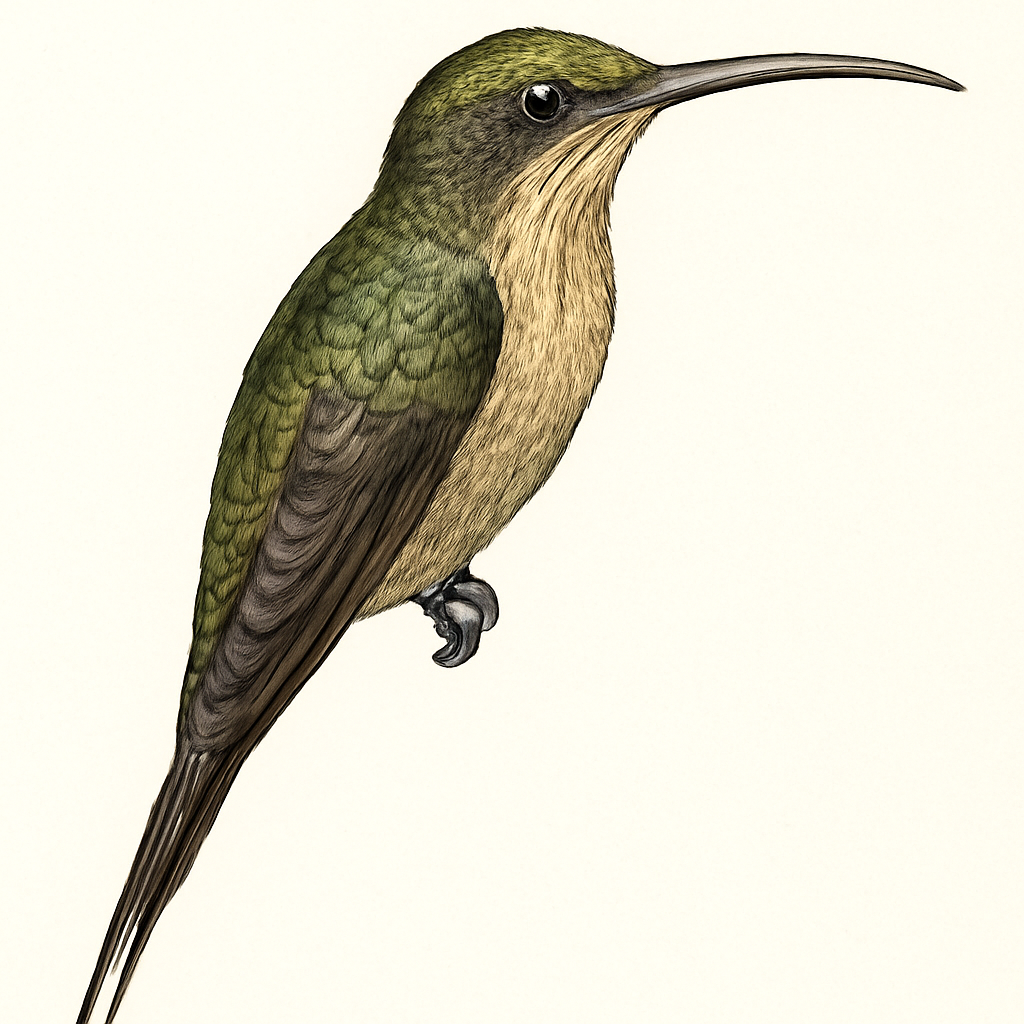 Green Hermit illustration