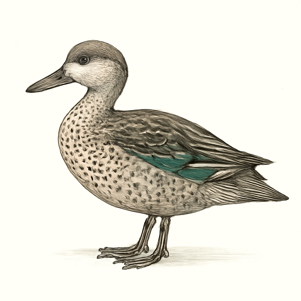 Illustration von Silberente