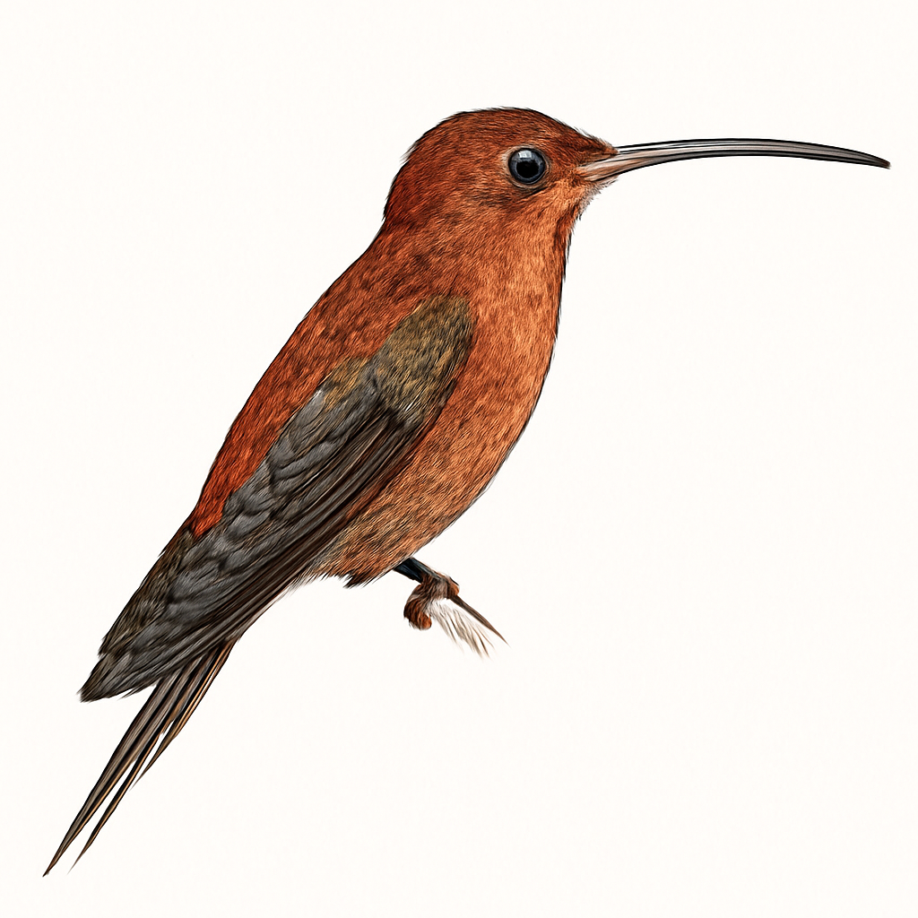 Reddish Hermit illustration
