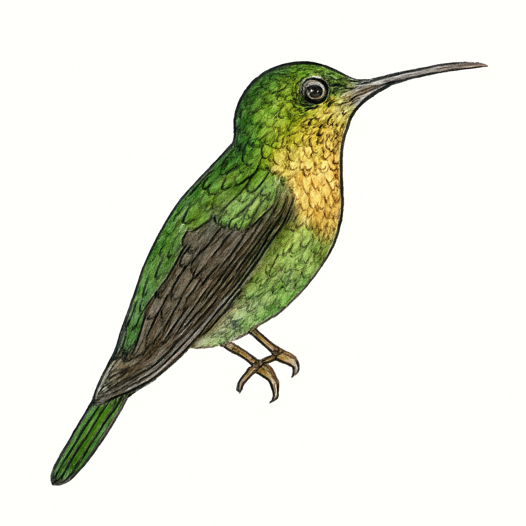 Ilustración de Colibrí de Teresa