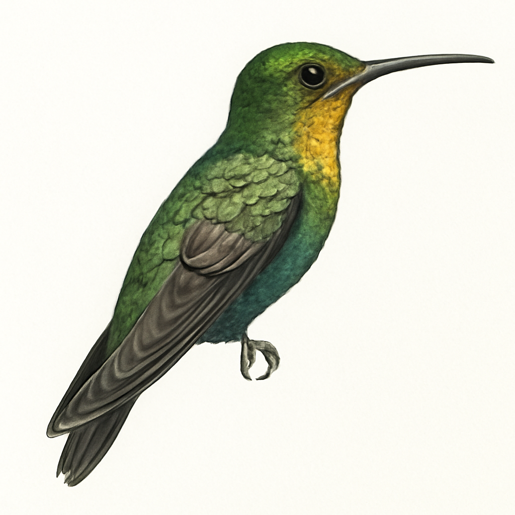 Puerto Rican Mango illustration