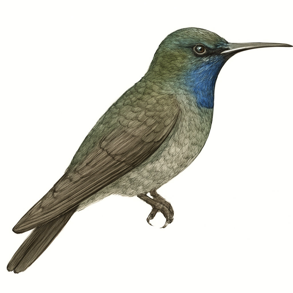 Illustrazione di Wedge-tailed Hillstar