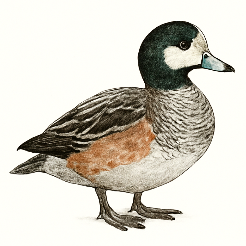 Chiloe Wigeon illustration