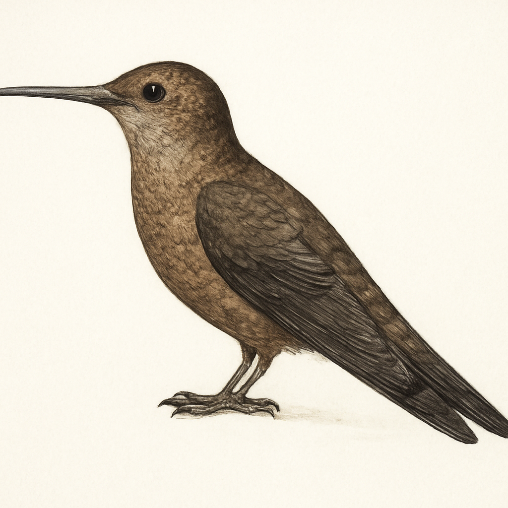 Illustration von Riesenkolibri