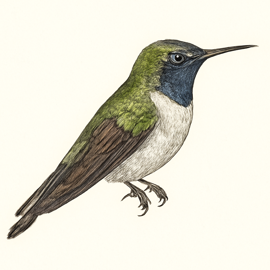 Ilustración de Colibrí Gorjivioleta