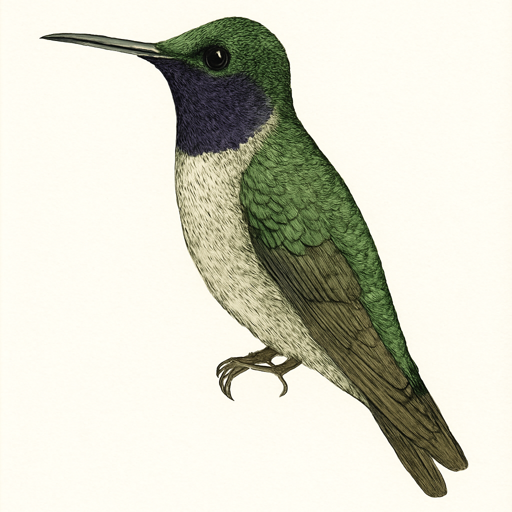 Illustration de Colibri vesper