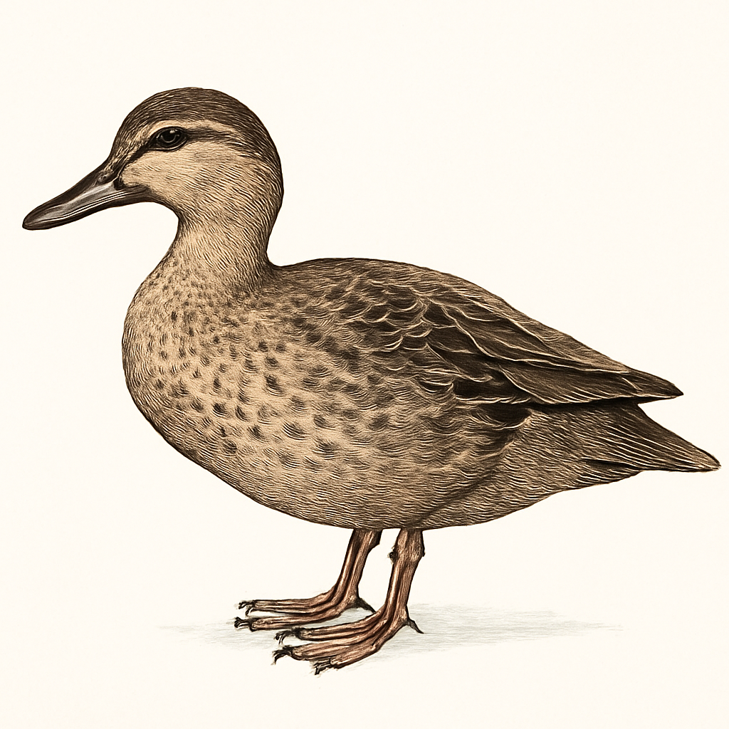 Illustration de Canard des Hawaï