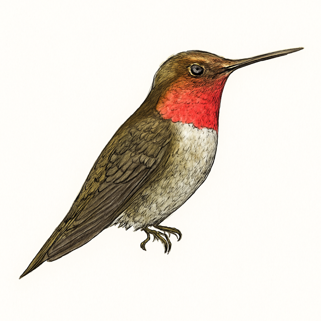 Illustrazione di Lucifer Hummingbird
