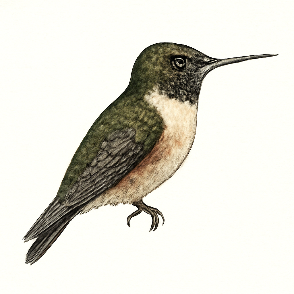 Illustrazione di Bahama Woodstar