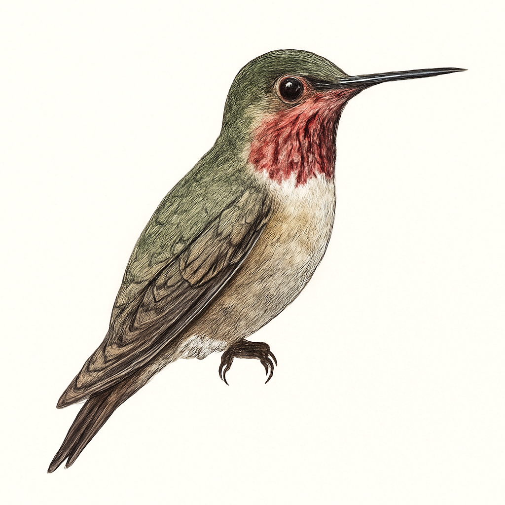 Illustrazione di Calliope Hummingbird